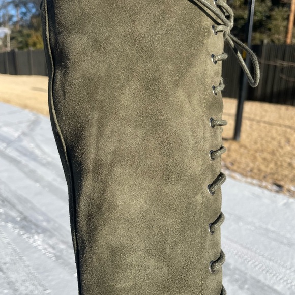 Anthropologie Silent D Stelsy knee-high lace up suede boots. - Picture 5 of 5
